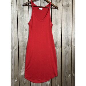 Wilfred‎ Free Red Racerback Tank Dress Women's Size M Soft Stretch Jersey Style